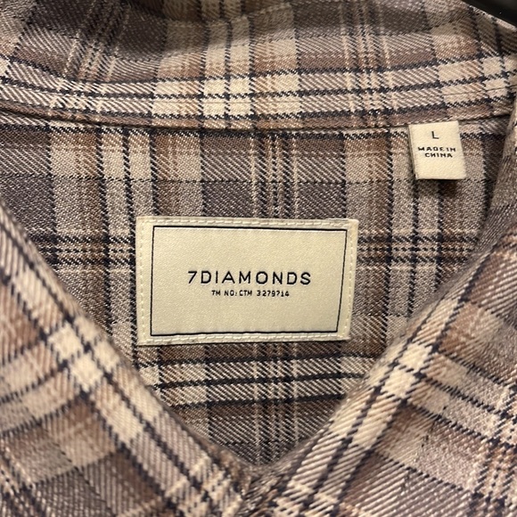 7 Diamonds, men’s Large, long sleeve button up, worn once. - Picture 2 of 4